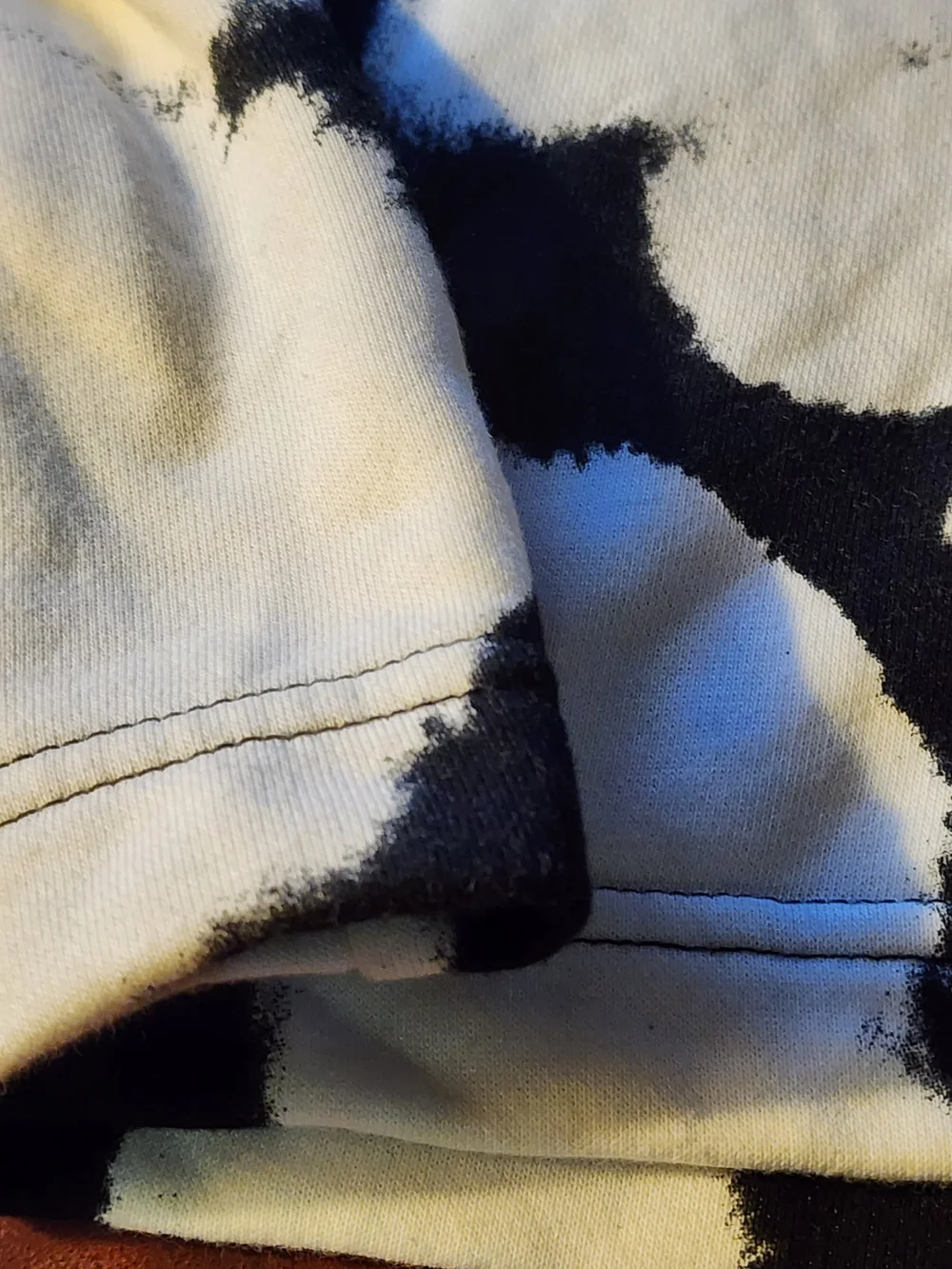 Nike Black & White Tie-Dye Athletic Shorts